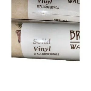 Brownstone Wallcoverings 2 Bolts NEW Wallpaper Giraffes Zebras Cows Trees Doves