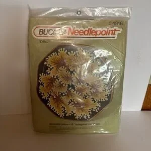 Bucilla Needlepoint “Lyric” 4816 Decorator Pillow 15”