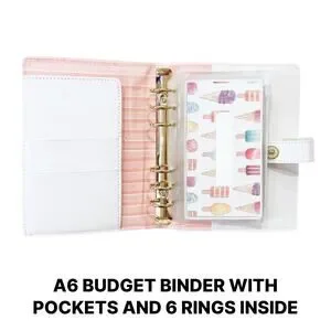 Budget Binder Cash Envelope System Money Binder A6 Cash Binder Tracking Sheet