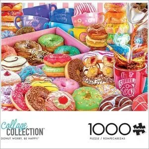Buffalo Games Donut Worry Be Happy - 1000 Piece Jigsaw Puzzle