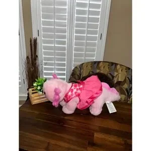 Build A Bear Pink Axolotl Pink Plush Stuffed Animal