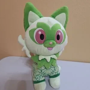 Build A Bear Pokémon Sprigatito BAB Plush Stuffed With Sleeper Pajamas 16"