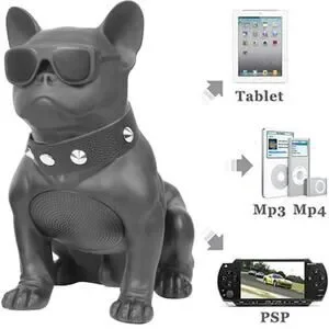 Bulldog Wireless Speaker With Microphone Black