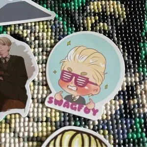 Bundle Of 7 Draco Malfoy Themed Stickers