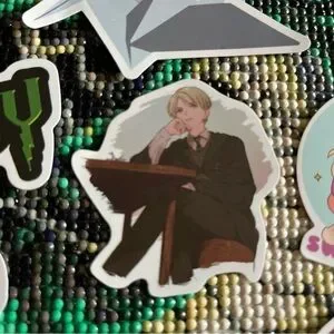 Bundle Of 7 Draco Malfoy Themed Stickers