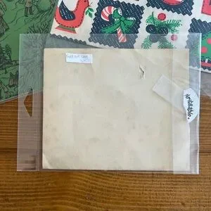 Bundle Of Vintage Christmas Wrapping Papers And Card