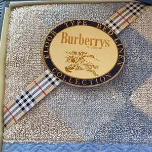 Burberry Home Collection Towel/Blanket NWT & Box 74”x55”