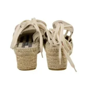 BURBERRYCanvas Plaid Print Espadrilles