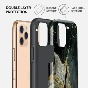 Burga Tough Northern Lights Marble iPhone 11 Pro Max Case