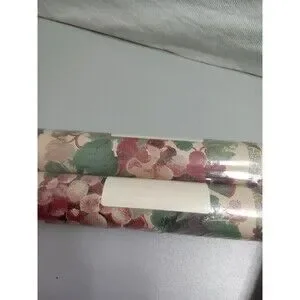 Burgundy Floral Border 10 Yards