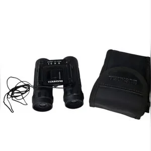 Bushnell Binoculars Compact 392 ft at 1000 yards 8 x 21 Black with Case READ