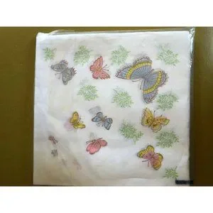 Butterfly Paper Napkins 20 Serviettes Crepe De Luxe Windsor Made In Denmark