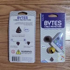 Bytes Cable Protectors - With Emoji Characters