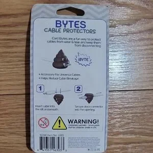 Bytes Cable Protectors - With Emoji Characters