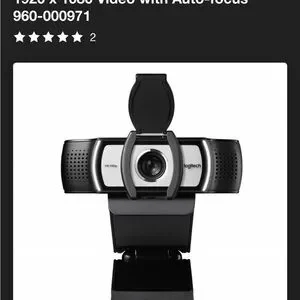 C930e Logitech Black Webcam With Auto-focus