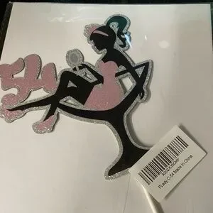 Cake topper glitter 54 yrs old new in package