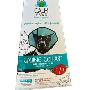Calm Paws E Collar Size L Dog Soft Calming Gel Patch Disk Behavior Support