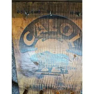CALOL vintage Petroleum Advertising Repurposed Into Key Coat Rack. RARE