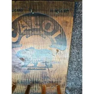 CALOL vintage Petroleum Advertising Repurposed Into Key Coat Rack. RARE