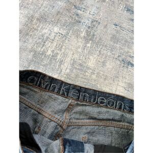 Calvin Klein Jeans Distressed Faded Straight Leg Men's 33 X 30