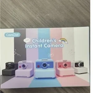 CAMCLID Kids Camera Instant Print 3 0 Inch/48MP Instant Camera for Kids(Black)