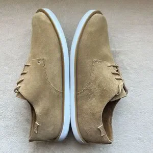 Camper Wagon Tan Brown Nubuck Leather Men EU 42 US 9 Lace Up Brogue Oxfords