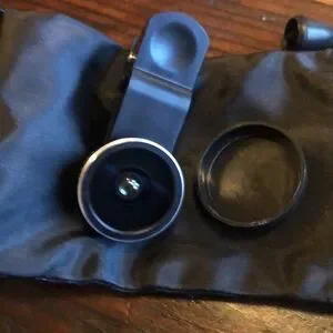 CamRah Mega Wide Fish Eye .4x Clip On Phone / Camera Lens