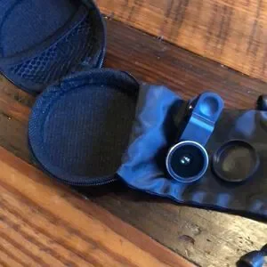 CamRah Mega Wide Fish Eye .4x clip on phone / camera lens