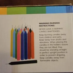 Candles- Birthday Candles Assorted Colors