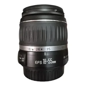 Canon EFS 18-55mm Lens - Black and Silver