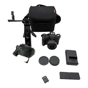 Canon EOS M50 Mark II 4K 24.1MP 15-45mm Lens Mirrorless Vlog Creator Kit