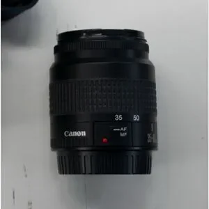 Canon EOS Rebel G 35mm Zoom Film Camera W/ 35-80mm + 100-300mm + Flash