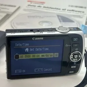 Canon PowerShot ELPH SD870 IS 8.0MP Digital Camera Bundle Complete In Box Works