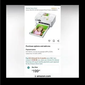 Canon SELPHY CP760 Compact Photo Printer - White