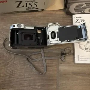Canon Sure Shot Z155 Caption 35mm Point & Shoot Film Camera FOR PARTS ONLY