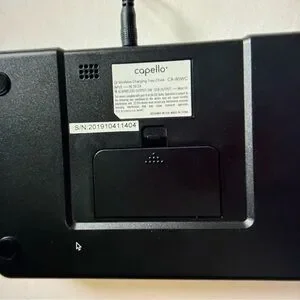 Capello Wireless Phone Charging Tray And Digital Alarm Clock
