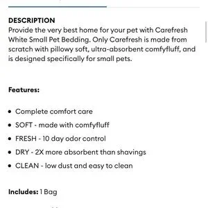 Care Fresh Small Pet Bedding