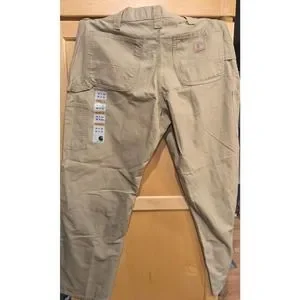 Carhartt Men's Canvas Work Dungaree 36X32 Loose Original Fit B151 DKH Brown NWT
