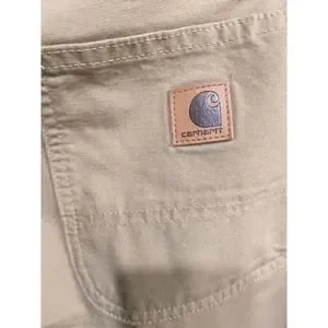 Carhartt Men's Canvas Work Dungaree 36X32 Loose Original Fit B151 DKH Brown NWT