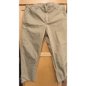 Carhartt Men's Canvas Work Dungaree 36X32 Loose Original Fit B151 DKH Brown NWT‎