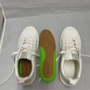 Cariuma Womens Off White Bamboo Knit IBI Low Sneaker Size 9.5 Shoes