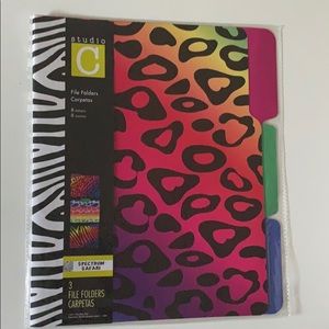 Carolina Pad 3pack File Folders with tabs lot of 4 Carolina Pad 3pack File Folders with tabs lot of 4