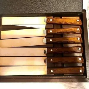 Carriage House Knives Set In Case Stainless Steel