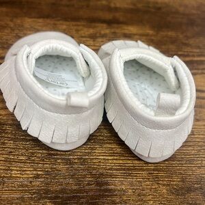 Carter's Cream Baby Fringe Moccasins