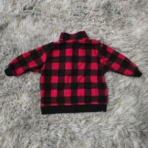 Carter's Infant Red And Black Plaid Jacket