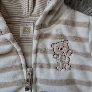 Carter's Infant Striped Bear Jacket