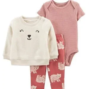 Carter’s Ivory Bear Sweater Set