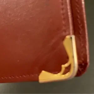 Cartier Long Bi Fold Wallet Checkbook