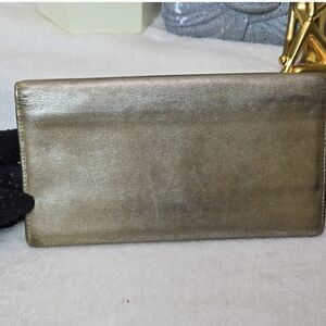 CARTIER Vintage Rare Gold Marcello Calfskin Long Wallet (EUC)