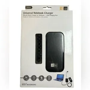 Case Logic Universal Notebook Charger 90W AC Home Charger w/ USB Port - New
